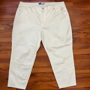 Old Navy High Rise OG Straight Secret-Smooth Pockets Corduroy Women's Size 24W